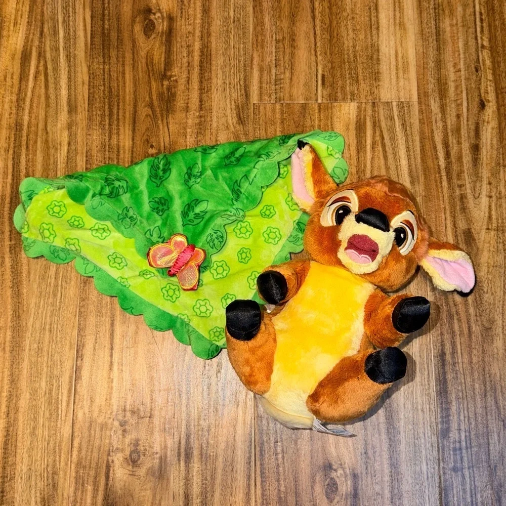 Walt Disney World  Babies Baby Bambi With Blanket Plush 11” stuffed toy kid